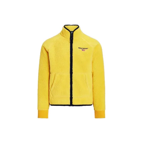 Polo Ralph Lauren Sport Bonded PILE Fleece Jacket Куртки и пальто Мужской Желтый