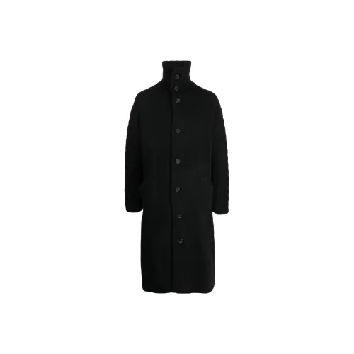 Yohji Yamamoto Pour Homme Черное Мужское Пальто