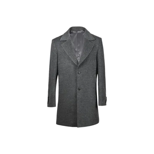 Raidy Boer Пальто Мужское Серый Клетка
