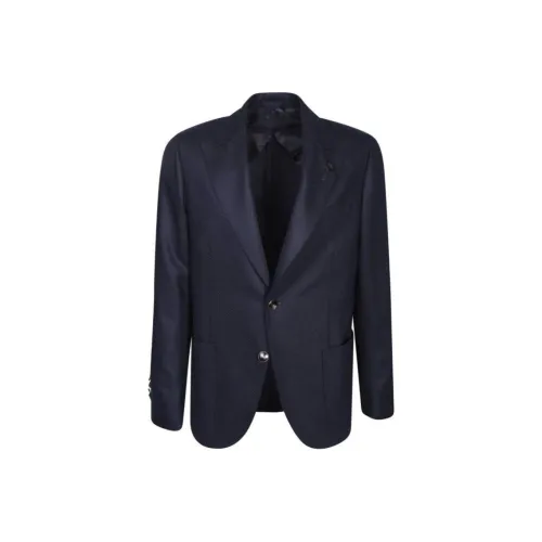 LARDINI Бизнес-костюм мужской морской синий