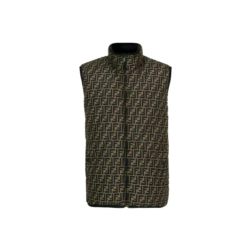 Fendi Черный Мужской Пуховый жилет