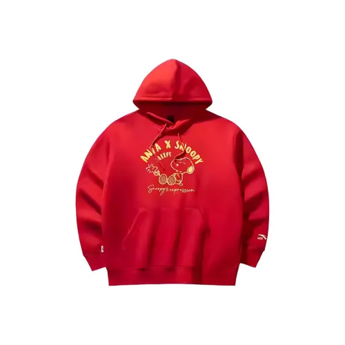 CHAOJIANTA X SNOOPY Толстовка Унисекс Классический Красный