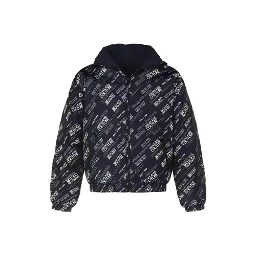 VERSACE Пуховик Мужской Черный