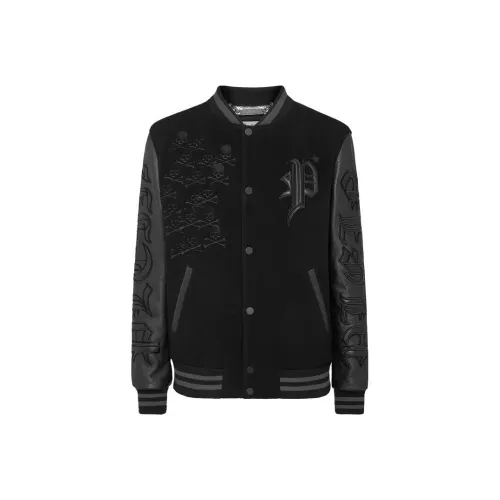 PHILIPP PLEIN Мужские черные куртки
