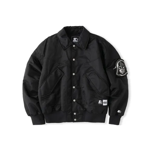 STARTER Воротник-стойка Пуховая куртка Унисекс Черный