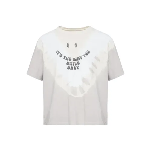 MM6 Maison Margiela совместный бренд SS25 T Рубашка Мужская Серого цвета