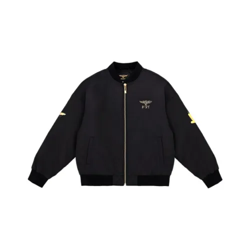 Boy London Хлопковый пуховик унисекс черного цвета