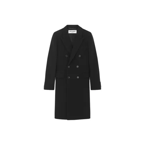 SAINT LAURENT FW23 Пальто Мужское Черное