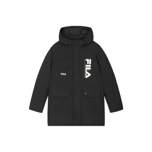FILA Глубокий Черный Мужской Пуховик