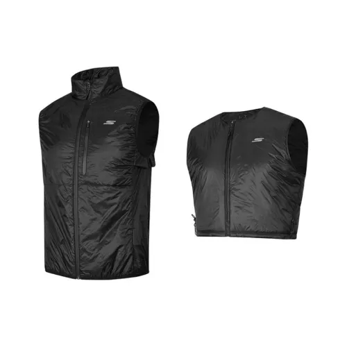 Skechers FW24 Жилет Мужской 2 предмета Комплект Угольный Черный