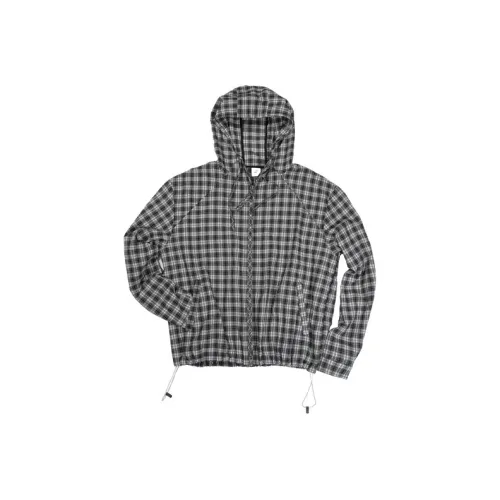 COUNTRY MOMENT Куртки Пальто Унисекс Черный Серый Клетка