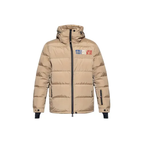 Moncler Grenoble Isorno Хаки Мужские Пуховики