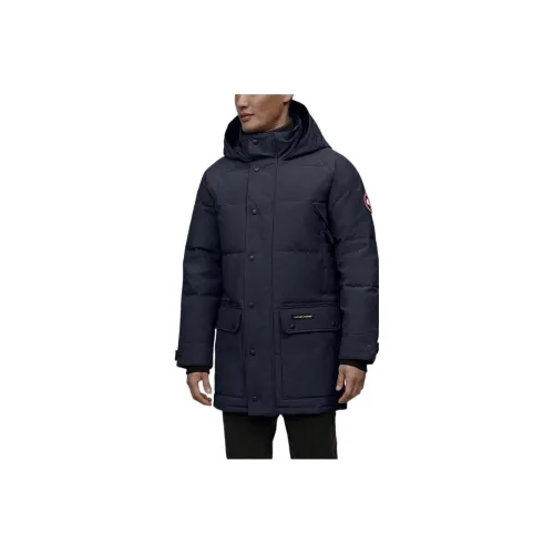 Canada Goose Emory Series FW22 Умеренный пуховик мужской темно-синий