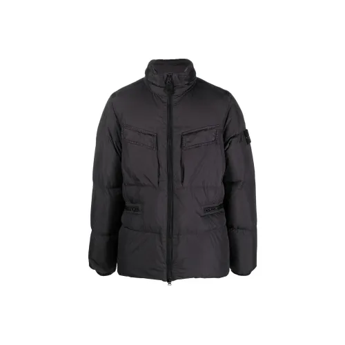 STONE ISLAND FW22 Умеренный пуховик мужской темно-серый