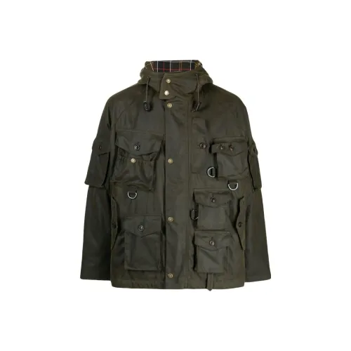BARBOUR Оливково-коричневые Мужские Куртки
