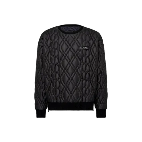 DSQUARED 2 Хлопковый пуховик Мужской Черный