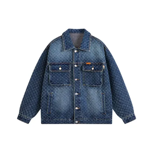 M MAICCO Denim Jacket Unisex Blue M MAICCO Деним Куртка Унисекс Синий