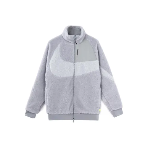 Nike Wolf Gray Мужские Бархатные Куртки