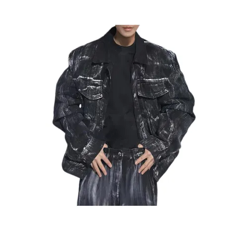 HLPT Черный Унисекс Джинсовые куртки