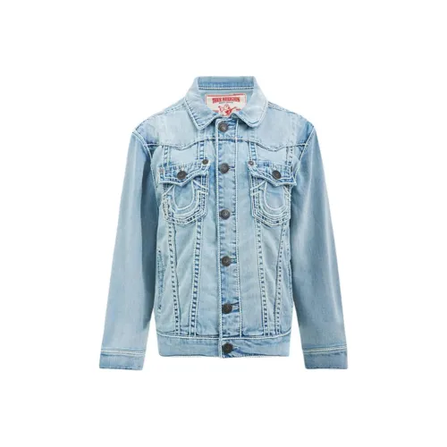 True Religion Зеленый Мужской Джинсовый Куртки