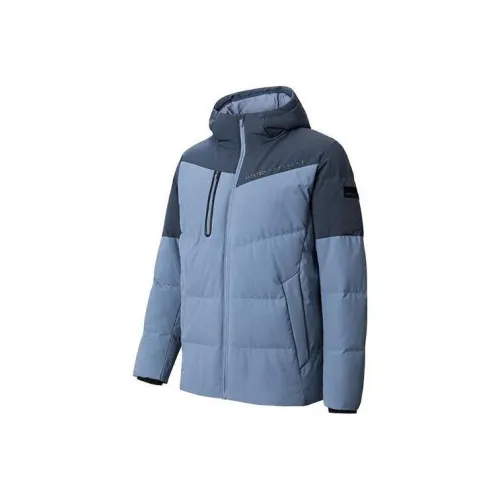 ANTA Variety Тренировки Коллекция Пуховик Мужской Кит Fin Синий Стена GREY