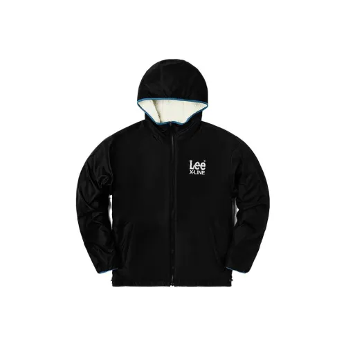 Мужская бархатная куртка Lee co-branded модель черного цвета