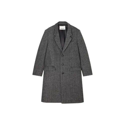 ISABEL MARANT Серый Мужской Пальто
