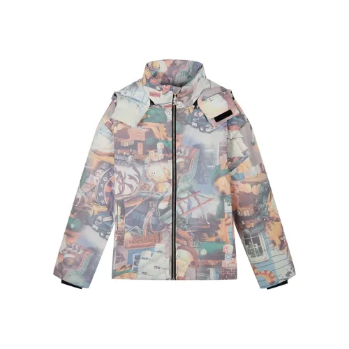 FUN X Garfield FW24 Пуховик Унисекс Серый