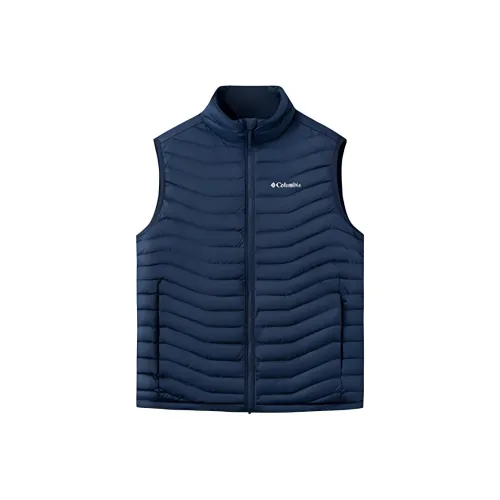 Columbia Пуховый жилет Мужской Navy Blue