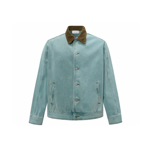 UPWARD LAB Бирюзовый Унисекс Джинсовые куртки