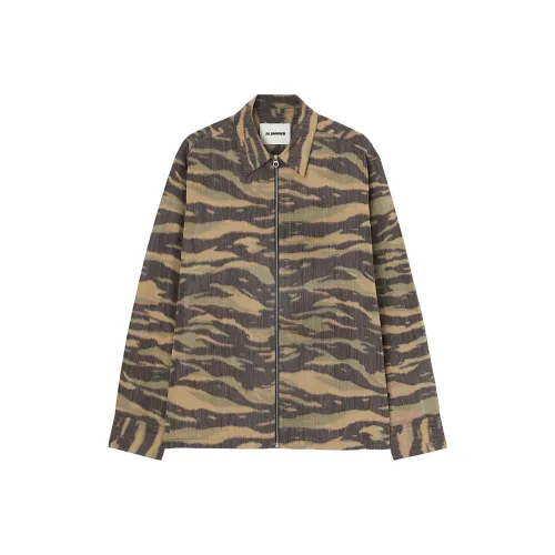 JIL SANDER Зеленый Мужской Куртки
