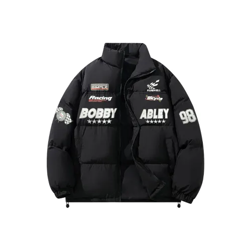 BOBBY ABLEY Пуховик Унисекс Черный