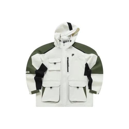 FILA FUSION URBAN TECH Light Mist Gray Men's Down Jackets FILA FUSION URBAN TECH Светлый Туман Серый Мужские Пуховики