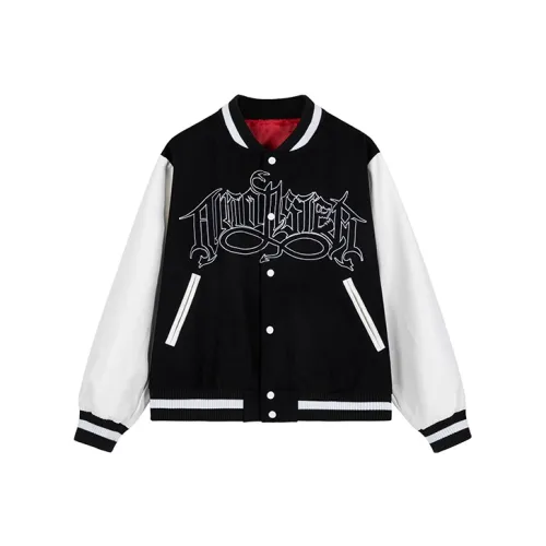 AMONSTER Черный Унисекс Бейсбольные Джерси