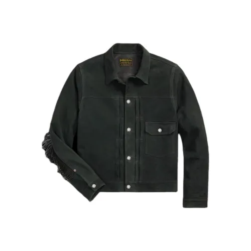 Double RL FW24 Куртки и Пальто Мужской Винтаж Черный