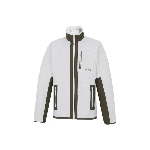 Timberland Бархат Feel Куртка Мужская Белый Песочный