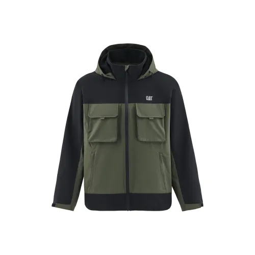 CAT Зеленый Мужской Куртки
