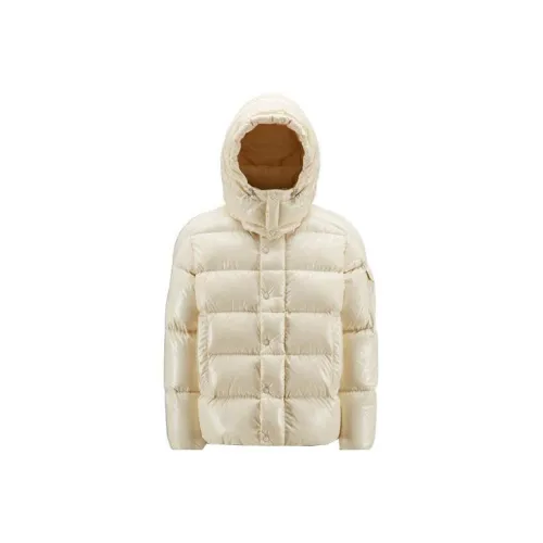 Moncler Maya Series Пуховик Зимний Мужской Айвори Белый