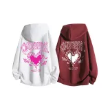 Белый с флисовой подкладкой + Бургундский с флисовой подкладкой