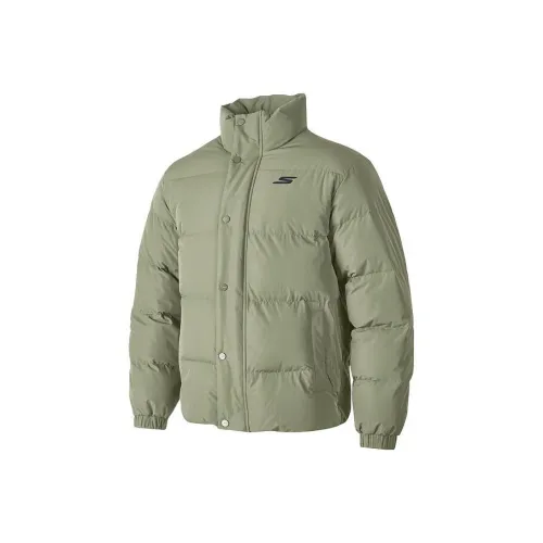 Skechers Пуховик Унисекс Травяной Бежевый