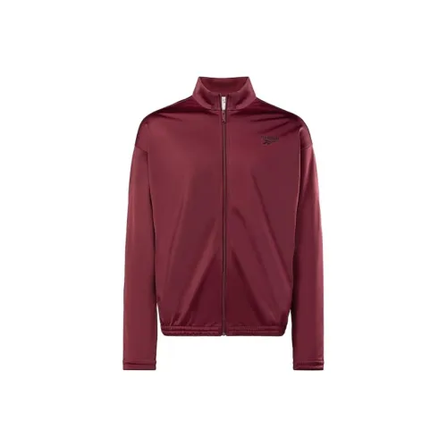 Reebok x Vector 1008530 Identity KNIT Дорожка Куртка Куртки Пальто Унисекс Классический Каштановый