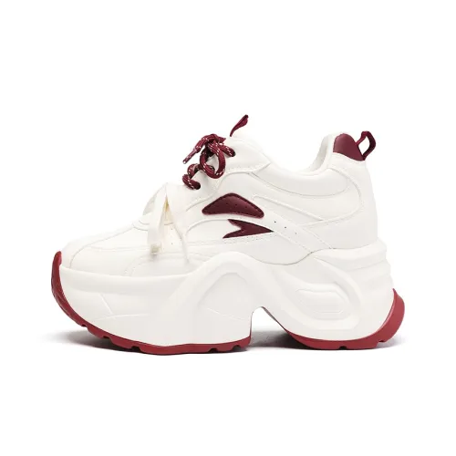 ZHR Повседневный Скрытый каблук 8,5 см устойчивый к истиранию низкий топ кроссовки с толстой подошвой женские