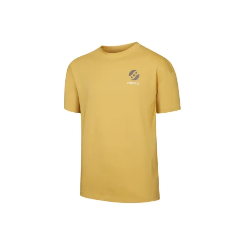 Saucony Желтые Унисекс Футболки