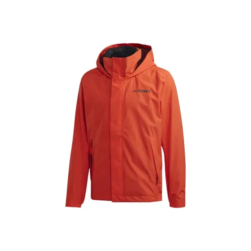 Куртки и пальто Adidas TERREX мужские ярко-оранжевые