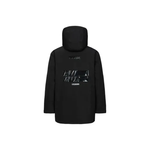 EVISU Черный Мужской Пуховик