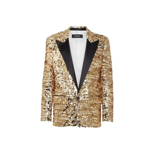 DSQUARED 2 Бизнес-костюм мужской золотой