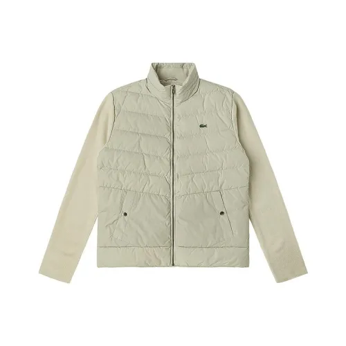 Пуховик LACOSTE Collaboration Мужской Бежевый
