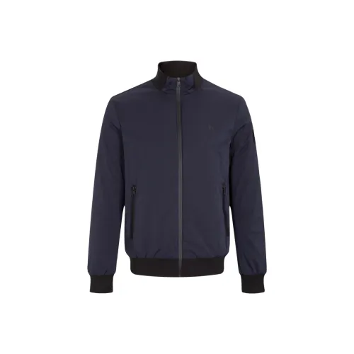 CALVIN KLEIN Хлопковый пуховик мужской темно-синий