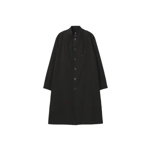 Yohji Yamamoto Черное Унисекс Пальто
