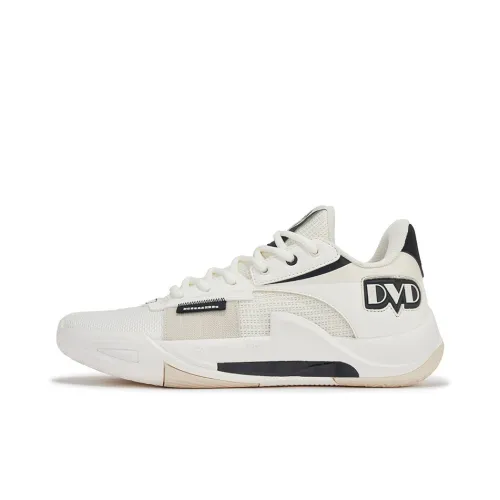 361° Штаны Устойчивые к истиранию Низкий Топ Баскетбольные кроссовки Мужские Белый Черный